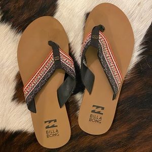 Billabong womens flip flops size 8